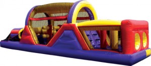 40-foot inflatable backyard obstacle course