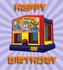 Happy Birthday bounce house