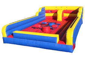 This is our inflatable joust arena for rent in the greater clevleand area