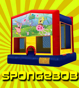 Spongebob Squarepants bounce house